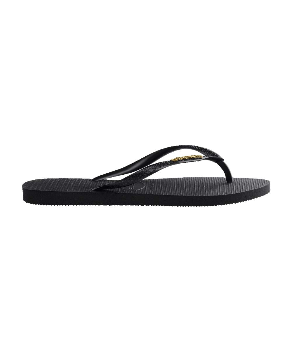 Havaianas Women's Slim Metal Logo Thongs - UGG Australian Collection